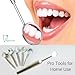 ZJchao LED Anti Fog Dental Mirror with 5 Replacement Mirror Tips