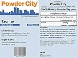 Powder City Taurine Supplement Powder (100 Grams)