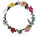 DreamLily Women's Flower Festival Wedding Hair Wreath Boho Floral Headband BC09 (Mix-Color)