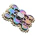 BZTT New Style Nine Gear Teeth Square Bearing Hand Spinner Fidget High Speed Focus Toy for Adults and Children Rainbow