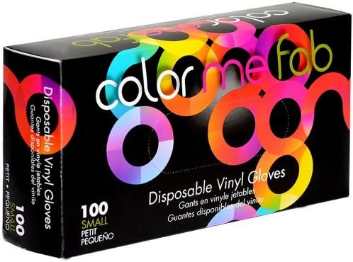 Framar Clear Disposable Vinyl Gloves - 100 Count Small