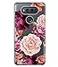 LG V20 Case, V20 Case with Flowers BAISRKE Slim Shockproof Clear Floral Pattern Soft Flexible TPU Back Cover for LG V20 [Purple Pink]