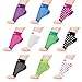 Gr8 Ankle Sleeve Compression Foot Sleeve for Women and Men. Great for plantar fasciitis Ankle Support. Heel and Arch support. Compression Socks that work.