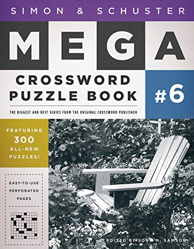 Simon Schuster Mega Crossword Puzzle Book 6 6 S S Mega Crossword 
