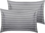 MOONLIGHT20015 Double Duvet Set Reversible Stripes Satin Grey 200x200 cm view 8