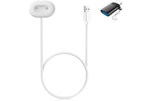 YANMONGI Charger for Google Pixel Watch 4 41MM/45MM Charging USB+USC Portable Magnetic Charging Cable-White
