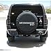 EIGIIS Universal Soft Spare Tire Cover for Hummer H3, Leather Waterproof Dust-Proof Thicken Wheel Protectors Covers (17 in (32