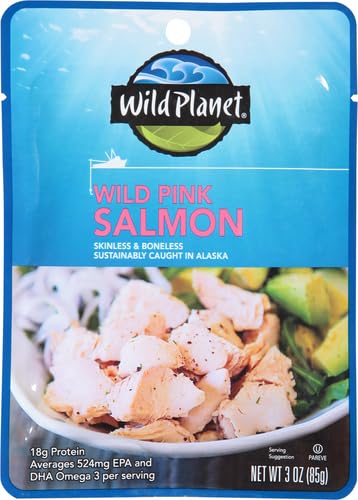 WILD PLANET, SALMON, 3 OUNCE, PINK, SALT