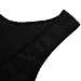 Ekouaer Waist Trainer Women's Underbust Corset Workout Body Shaper Tummy Fat Burner (Black,X-Large)