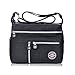 Crossbody Bags for Women,ZYSUN Casual Messenger Purses and Handbags Shoulder Bag (Black-C)