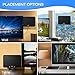 1byone TV Antenna, 50 Mile Range Amplified HDTV Antenna with Detachable Amplifier Signal Booster, USB Power Supply and 10 Feet Highest Performance Coaxial Cable-Black