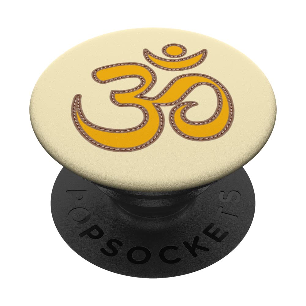 Om Meditation Spiritual Ancient Symbol Peace Yoga Aum Omkara PopSockets Swappable PopGrip