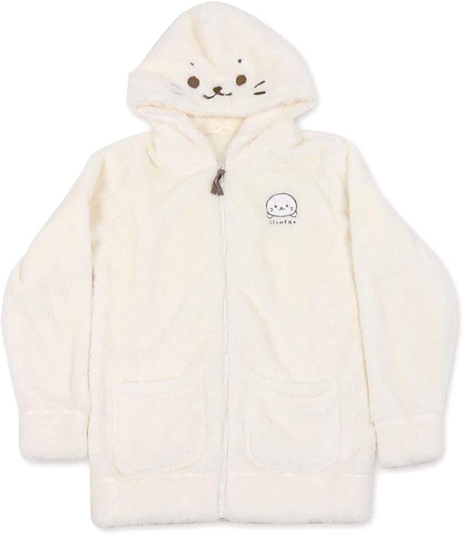 青写真 学習者 伝染性の 白 モコモコ パーカー Miyazaki Hoikukai Jp