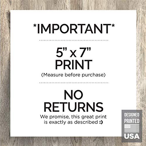 5x7" UNFRAMED PRINT Sensitive Septic System Sign Plumbing Warning You Flush It You Fish It Bathroom Decor Toilet Paper Only No Feminine Hygiene Sanitary Products Money Do not Flush Modern Cute
