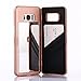 Galaxy S8 Plus Case,Hidden Back Mirror Wallet Case with Stand Feature and Card Holder for Samsung Galaxy S8 Plus (Rose Gold)
