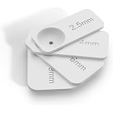 Ofasono Liquid Nitrogen Spray Baffle for Controlled Spray, 4 Sizes | Liquid Nitrogen Spray Baffle Accessory, Concave Cup-Shaped Design, 4 Interchangeable Aperture Sizes