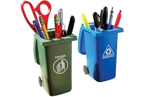 BigMouth Inc. BM1504 BM1504 The Mini Curbside Trash and Recycle Can Set