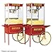 Paragon - Manufactured Fun Large Popcorn Cart for 12 and 16-Ounce Poppers (Red), (3090010)