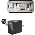 HiSpyCam USB Charger Camera - HD 1080P Mini WiFi Security Camera - Small Micro Wireless Nanny Cam for Home Indoor Security