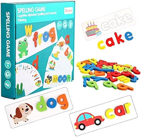 wooden spelling game