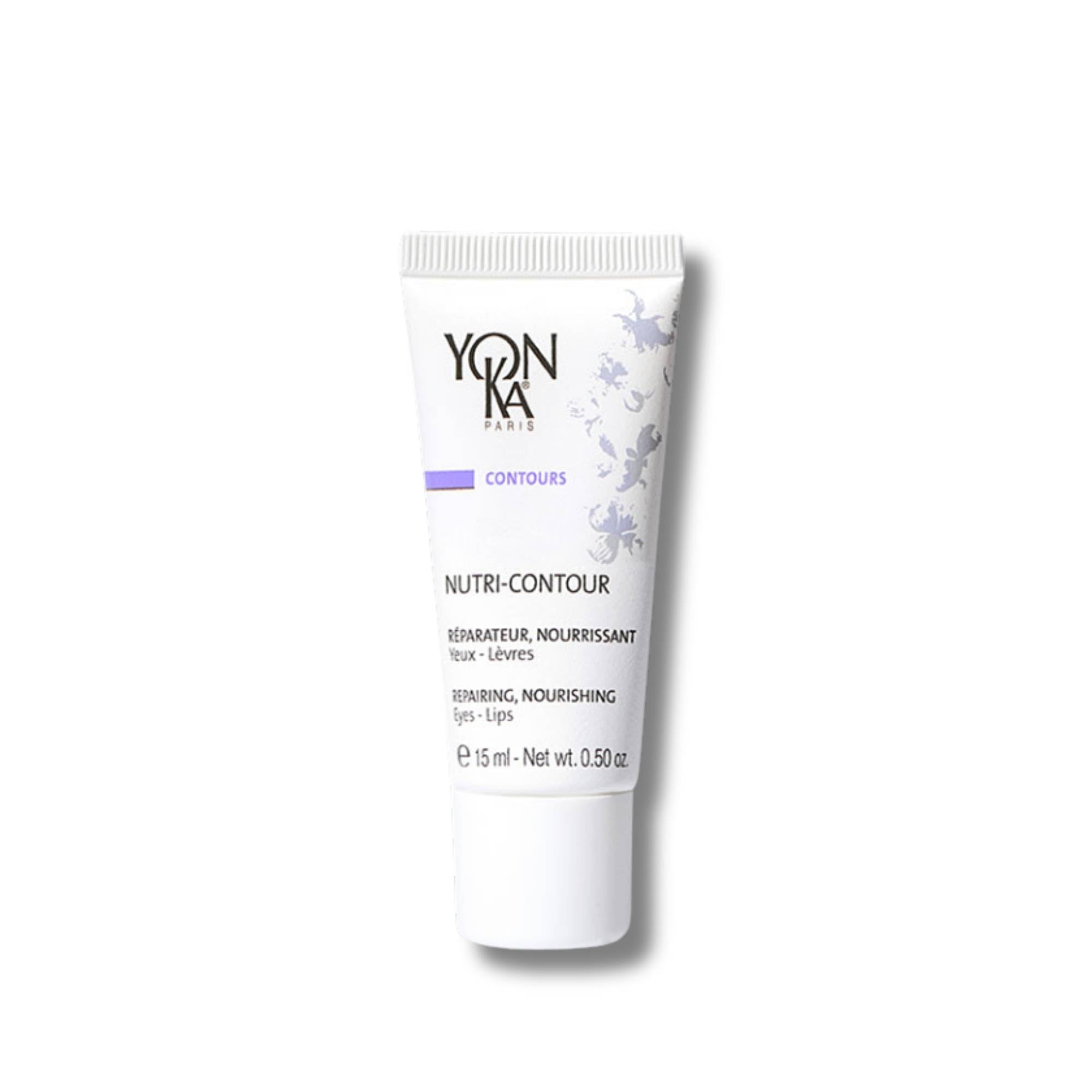 Nutri-Contour Yonka Eyes and Lips Contour Cream 15ml | Intensely Hydrates and Repairs, Nourishes and Protects the Skin | Reduces Lines and Wrinkles | Rich Texture, Quick Penetration | Natural Origin