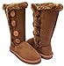 Girl's kids Lovely 4-Buttons Fur-Lined Snow Warm Winter Knee High Boots