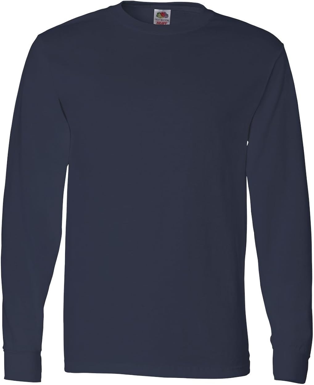 Fruit of the Loom 5 oz. 100% Heavy Cotton HD Long-Sleeve T-Shirt (4930) at  Men’s Clothing store
