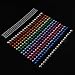 DECORA 300pcs Multicolor Rhinestone Stickers in 15 Colors Self-Adhesive Gemstone Embellishment Stickers for Nail Art Makeup Scrapbooking and Crafts 5mm