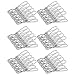 Axe Sickle 36pcs Stainless Steel Wire Clip 2 inch Utility Clip Pins Hanging Clip Office Fastener, Metal Wire Clip for Underwear Socks Drying.