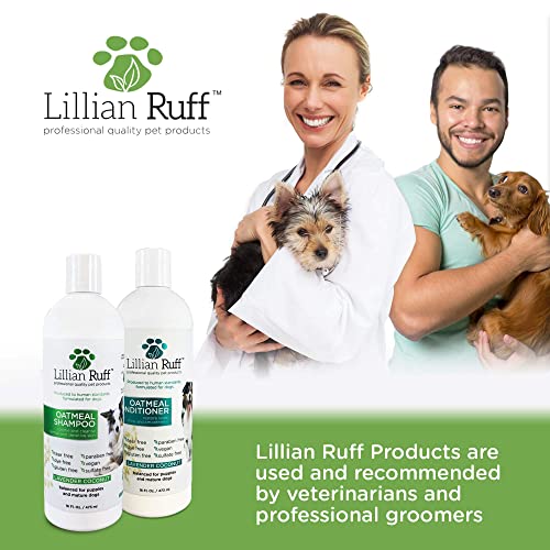 Lillian Ruff Calming Oatmeal Pet Shampoo & Conditioner for Dry Skin