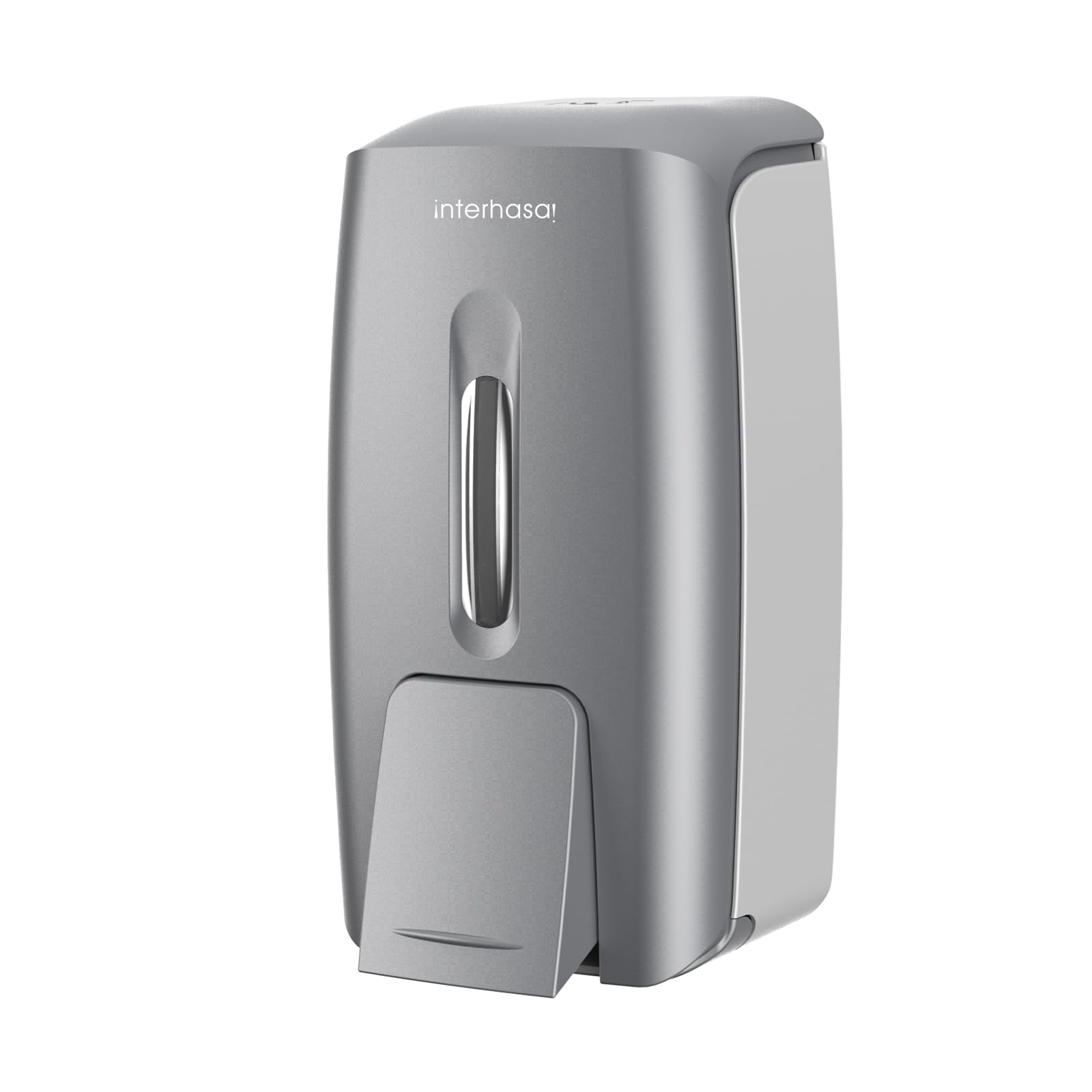 Photo 1 of Soap Dispenser Wall Mount 28oz Commercial Hand Soap Dispenser for Bathroom Liquid Gel Hand Sanitizer Dispenser No Drilling Silver