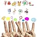 Craft Ink Pad Stamps Partner DIY Color,20 Color Rainbow Finger Ink Pad for Kid's Making Scrapbooking Card, Paper, Wood Fabric, Kid's Rubber Stamp, Beautiful Water-Soluble Colors, Pack of 20.
