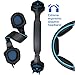 SADES New SA807S Over-Ear Stereo Gaming Headset Headband Headphones with Microphone/Control-Remote/Noise-Reduction for PC Computers/Mac/Laptop/PS4/New Xbox One/Cellphons/Tablets (Black Blue)thumb 3
