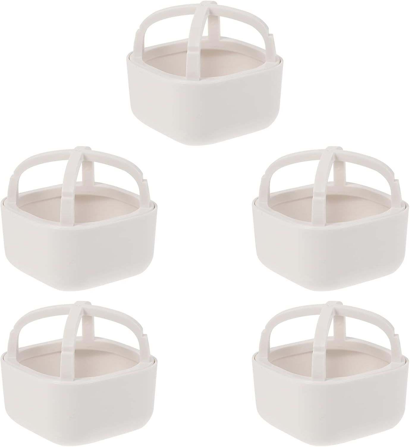 FRCOLOR 5 Pcs Beauty Sponge Blender Holders Makeup Sponge Holder Drying Rack Egg Powder Puff