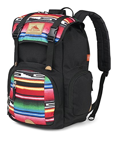 High Sierra Emmett Backpack, Black/Serape