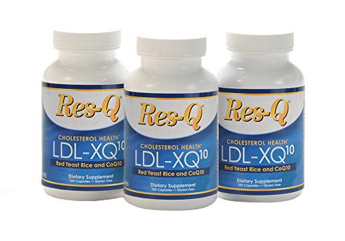 Res-Q LDL-XQ10 (formerly LDL-X) Red Yeast Rice and CoQ10, 120 capsules. 3-Pack Res-Q LDL-XQ10 (formerly LDL-X) Red Yeast Rice and CoQ10, 120 capsules. 3-Pack
