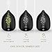 Anjou 200ml Essential Oil Diffuser Aromatherapy Diffuser 2-in-1 Humidification and Aromatherapy for Home, Office (BPA-Free, Up to 8H Use, Waterless Auto Shut-Off) (Black)