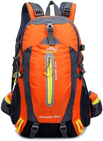 Mytree 40L Water-resistant Hiking Daypack/Camping Backpck/Travel Daypack/Casual Backpack for Outdoor Climbing School 1346 Orange