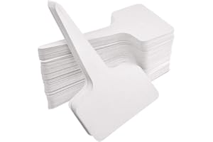 Plant Tags Plastic T-Type Nursery Garden Labels (100PCS)