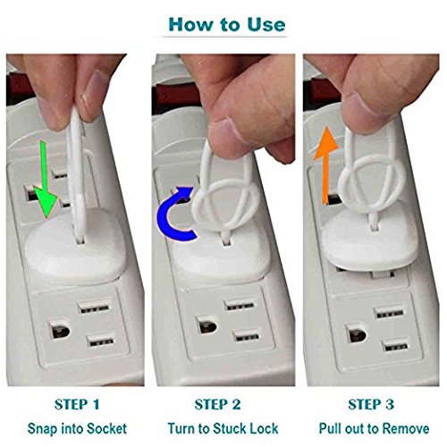 Child Safety Kit for Home Furniture,10 Corner Guards,8 Cabinet Strap Latches,24 Safety Outlet Covers,8 Sliding Locks (50 pack)