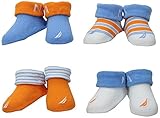 Nautica Bab Boys 4 Pack Booties