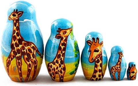giraffe nesting dolls