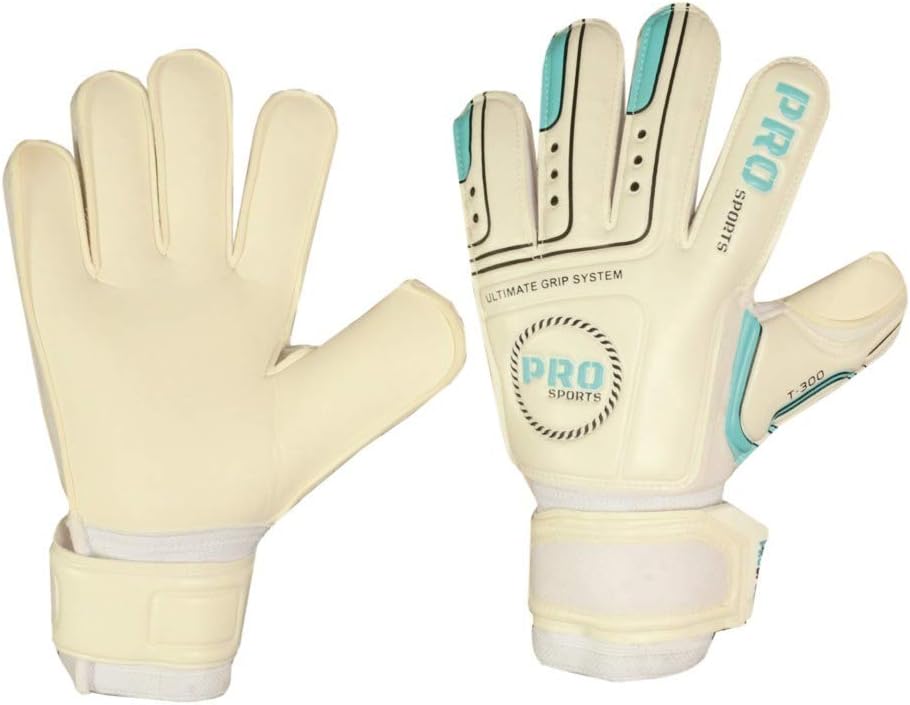 PROSPORTS Goalkeeper Gloves Kids & Adults Strong Grip With Finger Spines For Added Protection For Top Football Goalkeepers
