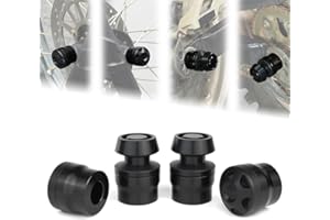 Xitomer Front Rear Axle Sliders Fit for 15-24 CB 125F/ 13-24 MSX - GROM 125/14-24 XR150L/ 17-24 CRF150L Frame Sliders Crash Protector with Swing Arm Bobbins (Black)