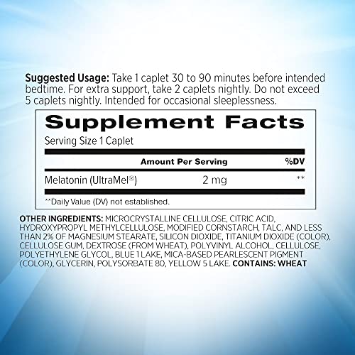 REMfresh 2mg Advanced Melatonin Sleep Aid Supplement (12 Caplets) 2