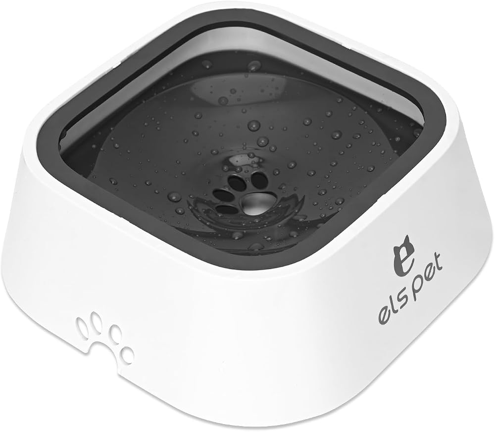 Songway Dog Water Bowl Splash-Free 1.5L Anti-Choking Non-Spill