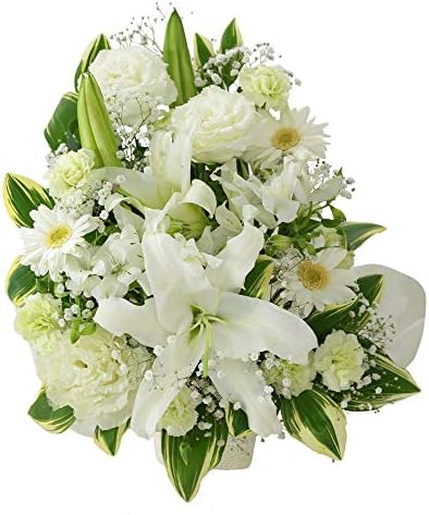 Bunbunbee 旬のおまかせアレンジ 新作続 シルキーホワイト リリー S