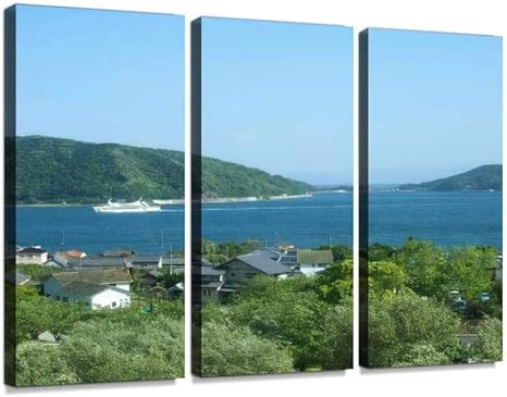 Amazon.co.jp : 空 青空 海 晴れ 緑 風景 晴天 5月ポスター パネル 