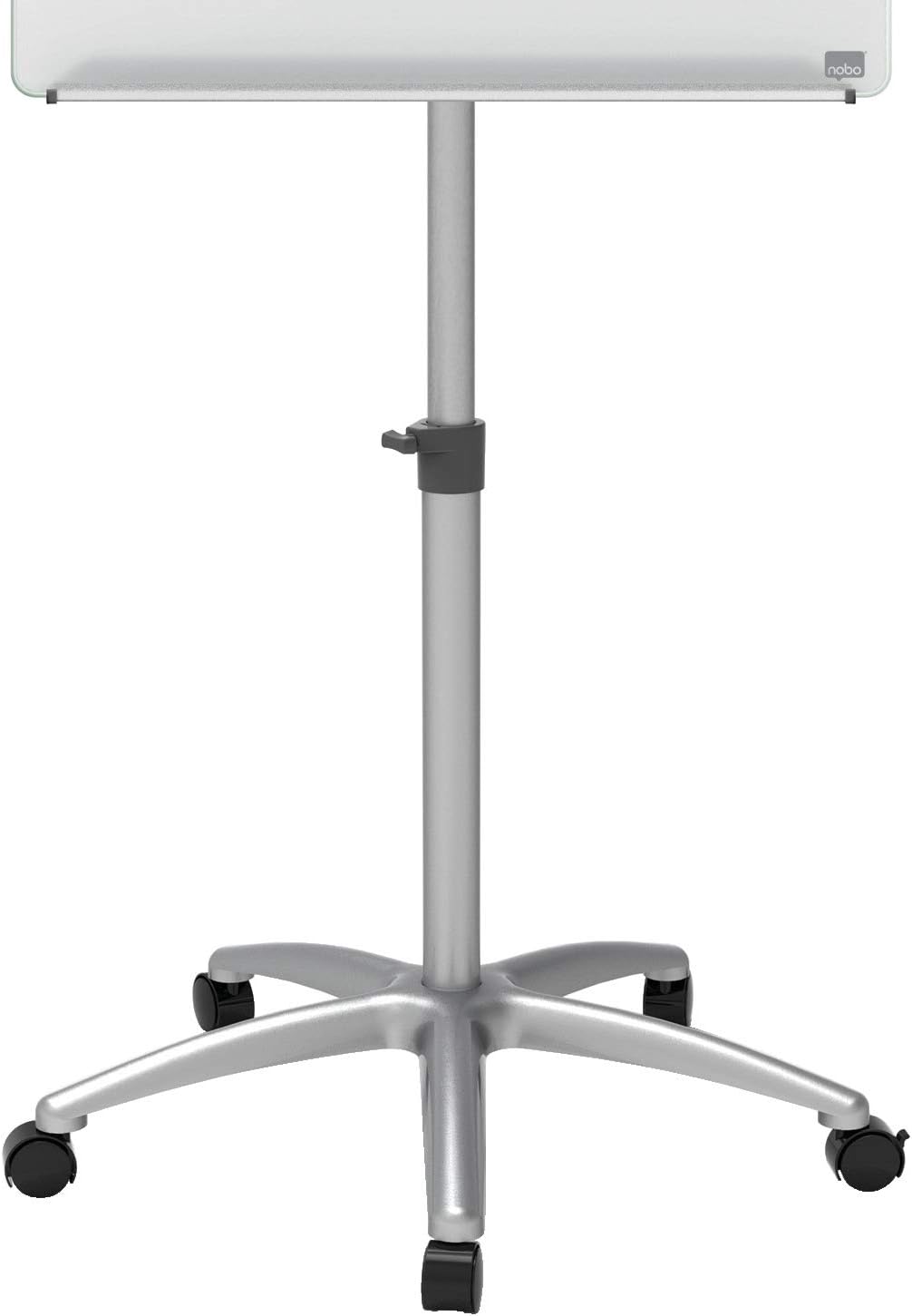 Nobo Glass Magnetic Whiteboard, Flipchart Easel with Adjustable Roller Stand, 700 x 1850 x 745 mm, Brilliant White : Office Products