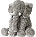 Misslight Elephant Cushion Cute Stuffed Animal Cushion Plush Soft Toys (Grey)